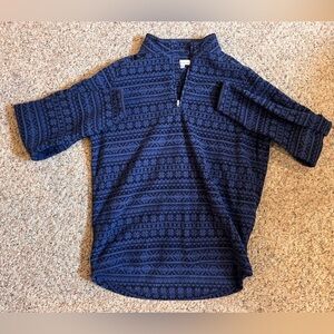 Peter Millar Men’s Half Zip Fleece Pullover Sweater